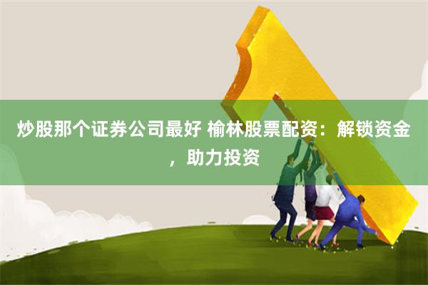 炒股那个证券公司最好 榆林股票配资：解锁资金，助力投资